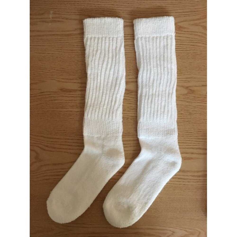 New Bundle of 2 Hooters Girl Uniform Scrunchie Socks White One Size